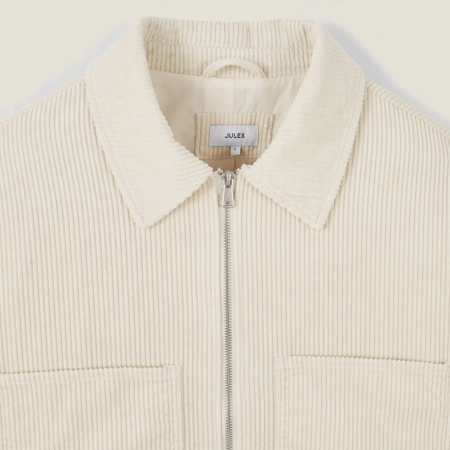 New Ribfluwelen jack hemdskraag Mantel & Jack