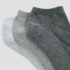 Discount Set van 3 paar effen sokken in biokatoen Sokken