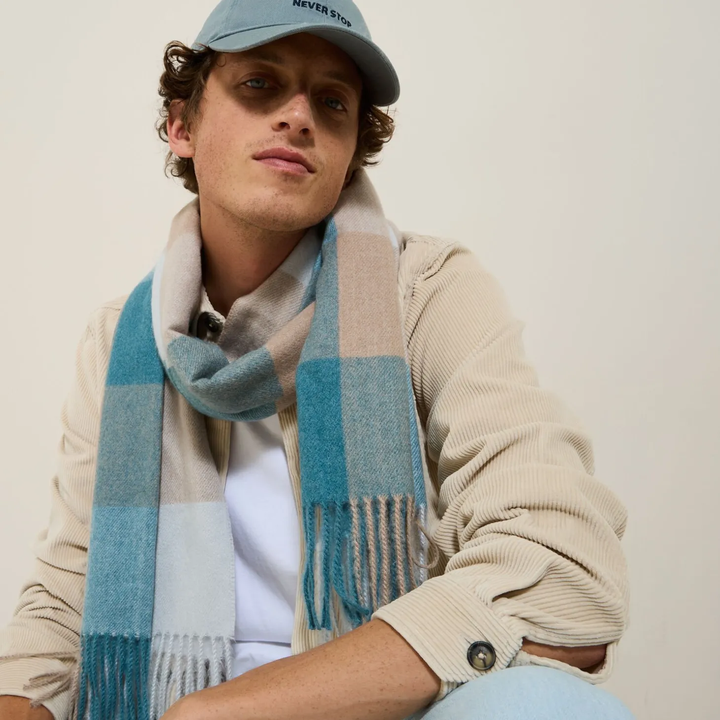 Shop Sjaal met zachte touch Sjaal, Muts & Handschoenen