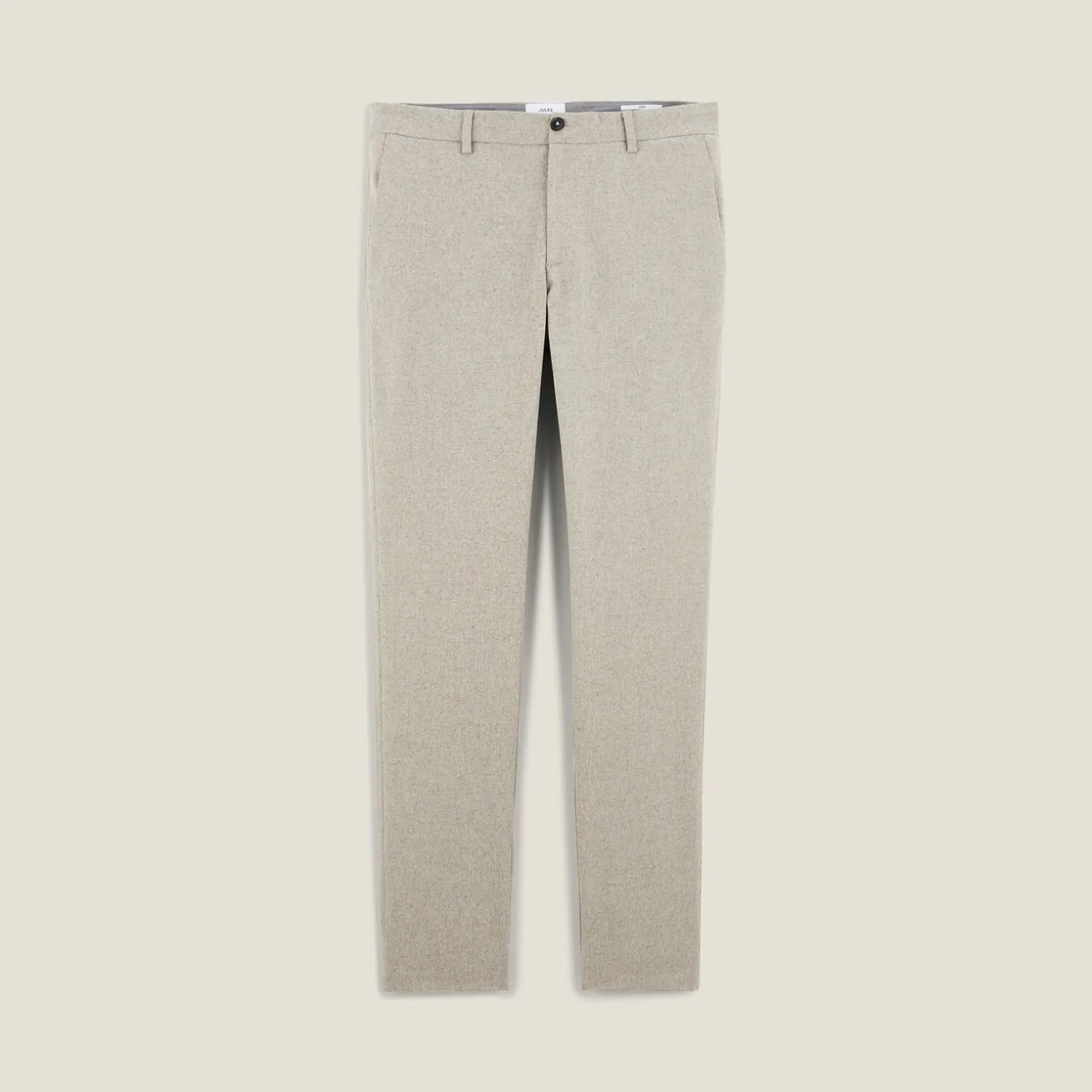 Cheap Slim chinobroek met flanelaspect Broek