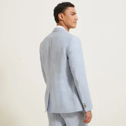 Discount Slim comfortabel kostuumvest Linnen Kostuum|Kostuumvest & Blazer