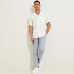 New Slim comfortabele kostuumbroek Linnen Kostuum|Kostuumbroek