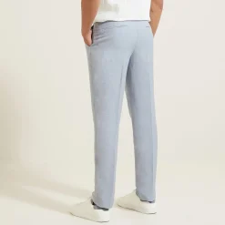 New Slim comfortabele kostuumbroek Linnen Kostuum|Kostuumbroek