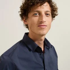 Flash Sale Slim effen hemd in gerecyclede polyamide Formele Overhemden|Overhemd