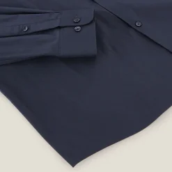 Flash Sale Slim effen hemd in gerecyclede polyamide Formele Overhemden|Overhemd