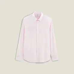 Best Sale Slim effen hemd in gerecyclede polyamide Formele Overhemden|Overhemd