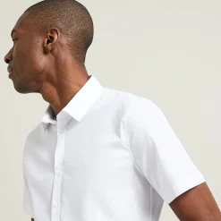 Discount Slim effen hemdje in biologisch katoen Formele Overhemden|Overhemd