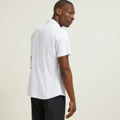 Discount Slim effen hemdje in biologisch katoen Formele Overhemden|Overhemd