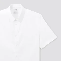 Discount Slim effen hemdje in biologisch katoen Formele Overhemden|Overhemd