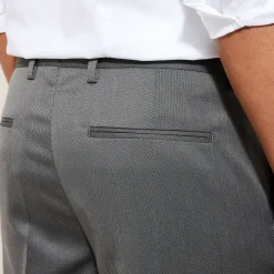 Flash Sale Slim effen kostuumbroek Kostuumbroek|Broek