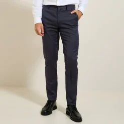 Cheap Slim effen kostuumbroek Kostuumbroek|Broek