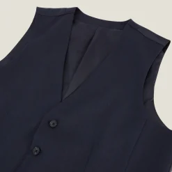 Clearance Slim effen kostuumgilet Kostuumgilet