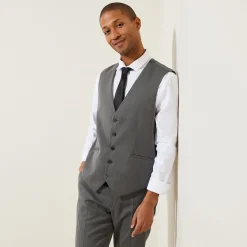 Discount Slim effen kostuumgilet Kostuumgilet