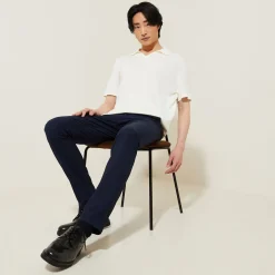 Flash Sale Slim fantasie chino broek, geruwde binnenkant Broek Chino|Broek