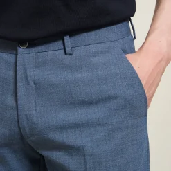 Outlet Slim fit kostuumbroek Kostuumbroek|Broek