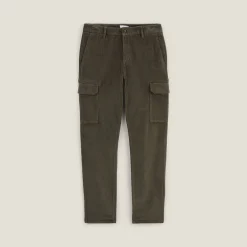 Store Slim fluwelen cargobroek Cargo Broek|Broek Chino