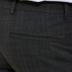 Fashion Slim geruite kostuumbroek Kostuumbroek|Broek