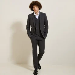 Fashion Slim geruite kostuumbroek Kostuumbroek|Broek