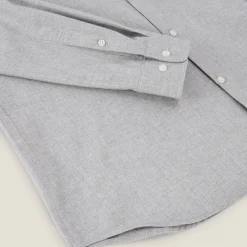 Shop Slim hemd in flanelkatoen Formele Overhemden|Overhemd