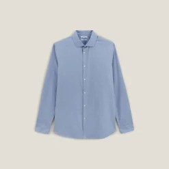 Store Slim hemd in flanelkatoen Formele Overhemden|Overhemd