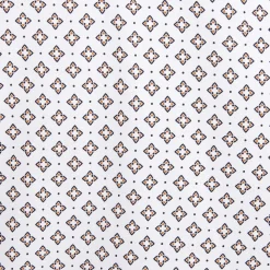 Sale Slim hemd met geometrische print in biokatoen Formele Overhemden|Overhemd