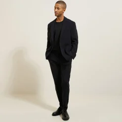 Online Slim kostuumbroek in tricot Kostuumbroek|Broek