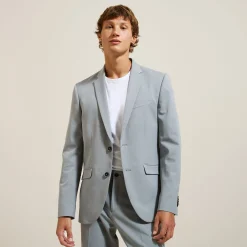 Outlet Slim kostuumvest in twill Kostuumvest & Blazer|Kostuumvest