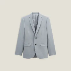 Outlet Slim kostuumvest in twill Kostuumvest & Blazer|Kostuumvest