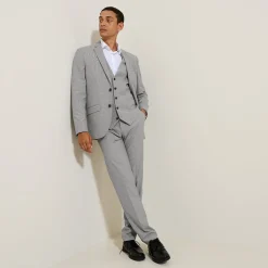 Sale Slim kostuumvest met pied-de-puce-motief Kostuumvest & Blazer|Kostuumvest