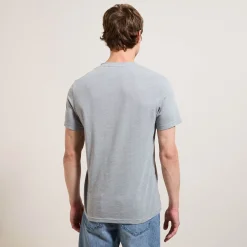 Cheap Slim T-shirt met Tunesische kraag T-shirt