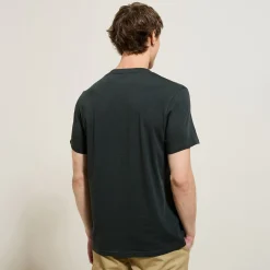 Flash Sale Slim T-shirt met Tunesische kraag T-shirt