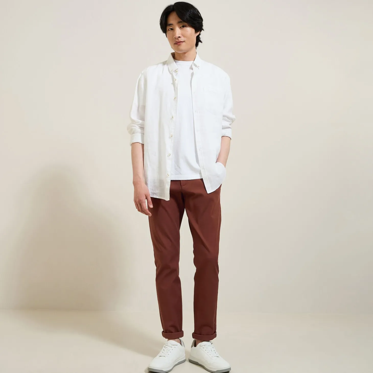 Cheap Slim urban chinobroek Broek