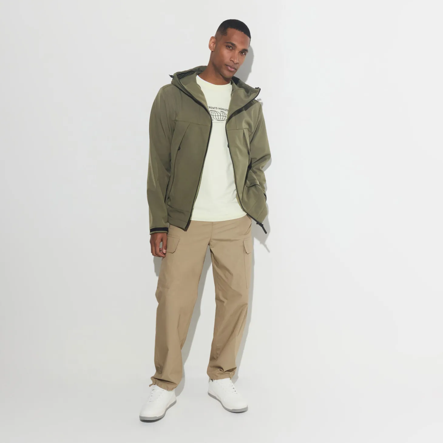 Discount Softshell jack met kap Mantel & Jack