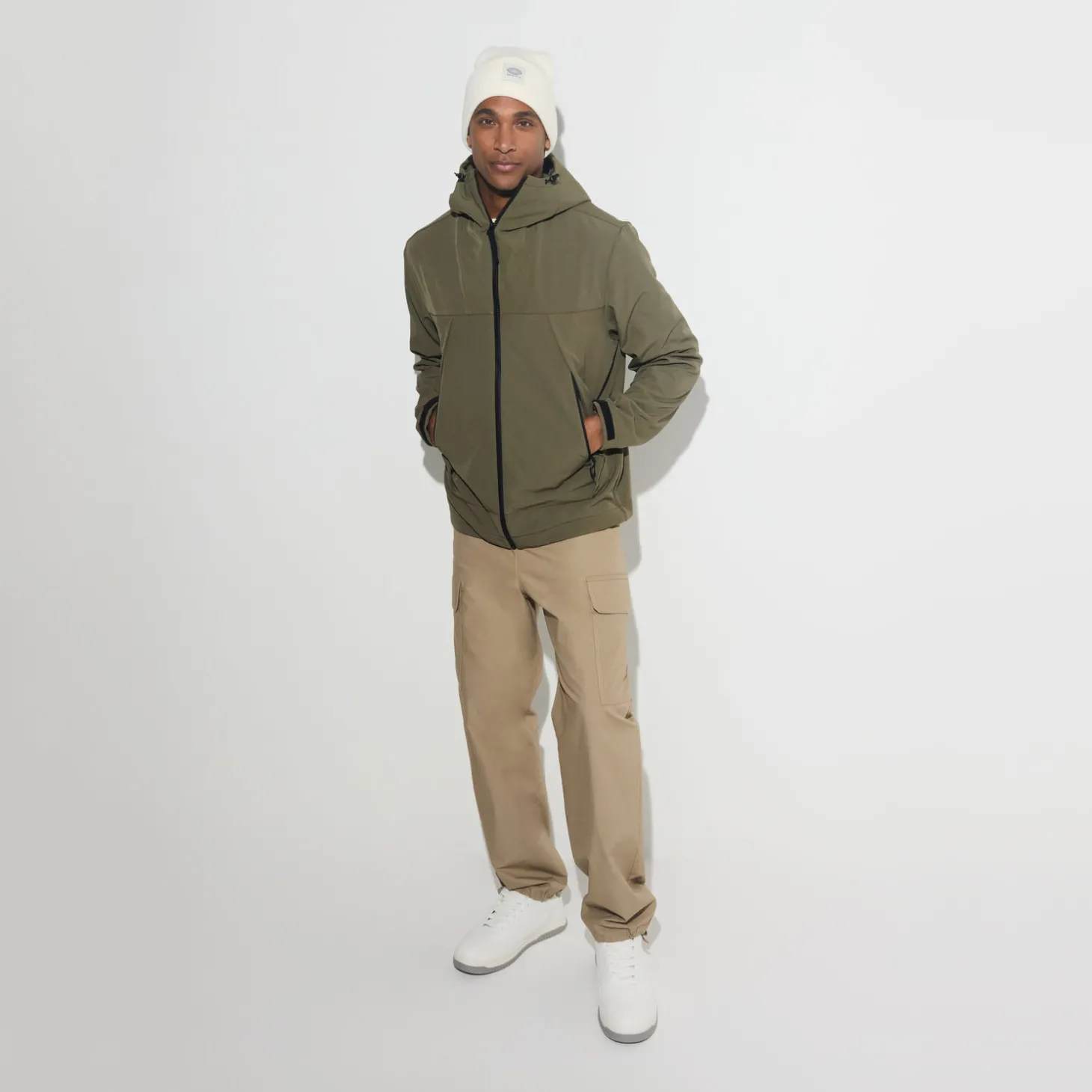 Discount Softshell jack met kap Mantel & Jack