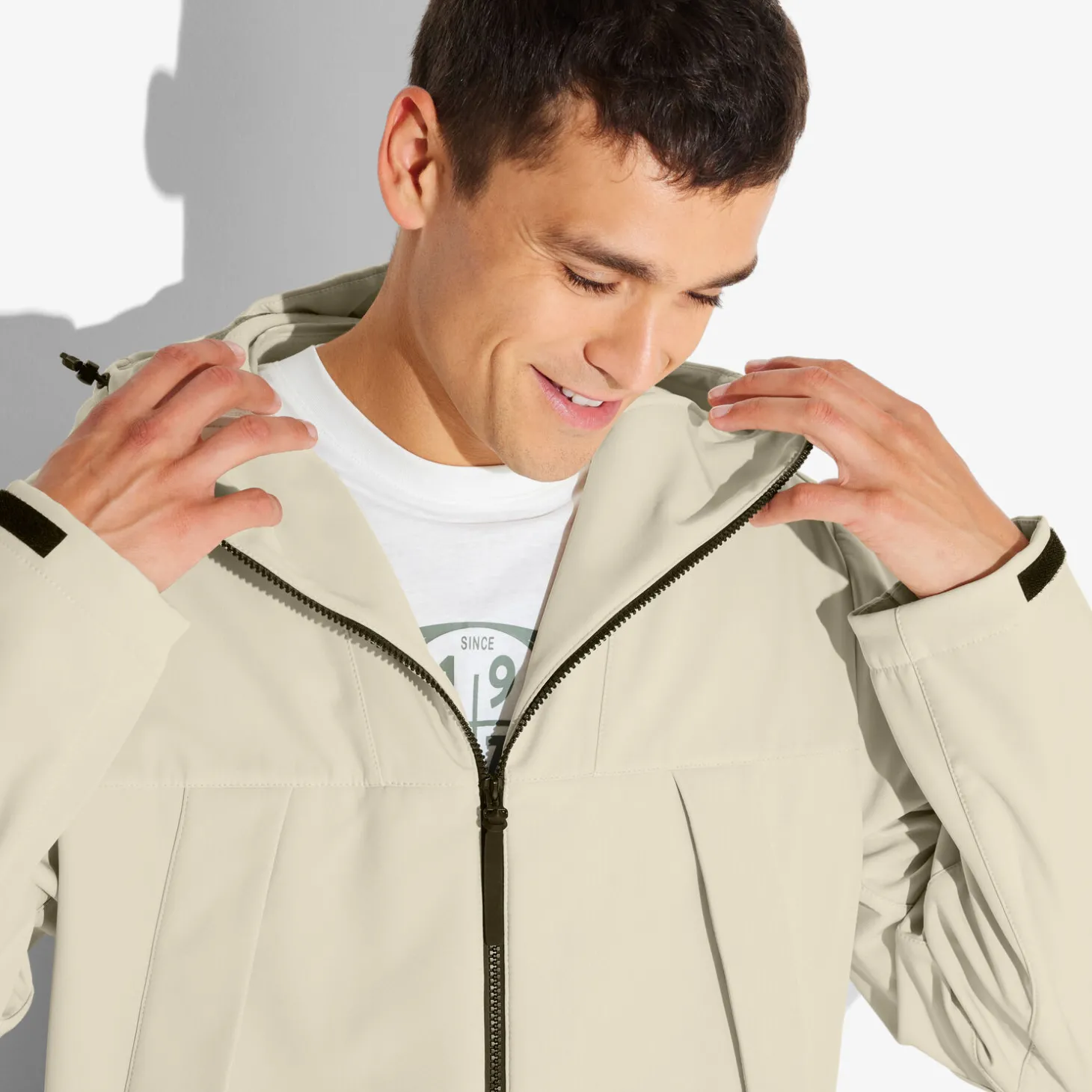 Sale Softshell jack met kap Mantel & Jack
