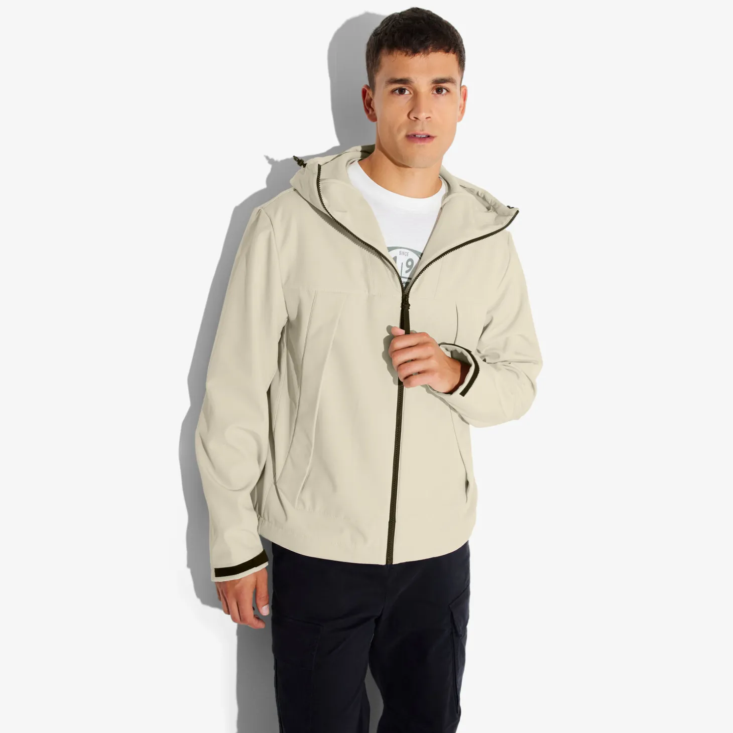 Sale Softshell jack met kap Mantel & Jack