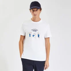 Fashion Strand T-shirt, knipoog naar de Middellandse Zee T-shirt