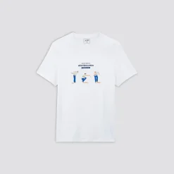 Fashion Strand T-shirt, knipoog naar de Middellandse Zee T-shirt