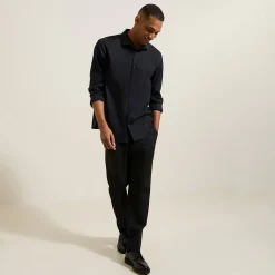 Fashion Strijkvrij regular effen hemd in katoen Formele Overhemden|Overhemd