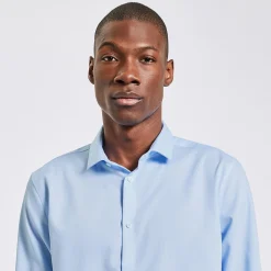 Cheap Strijkvrij regular effen hemd in katoen Makkelijk Te Strijken Hemd|Formele Overhemden