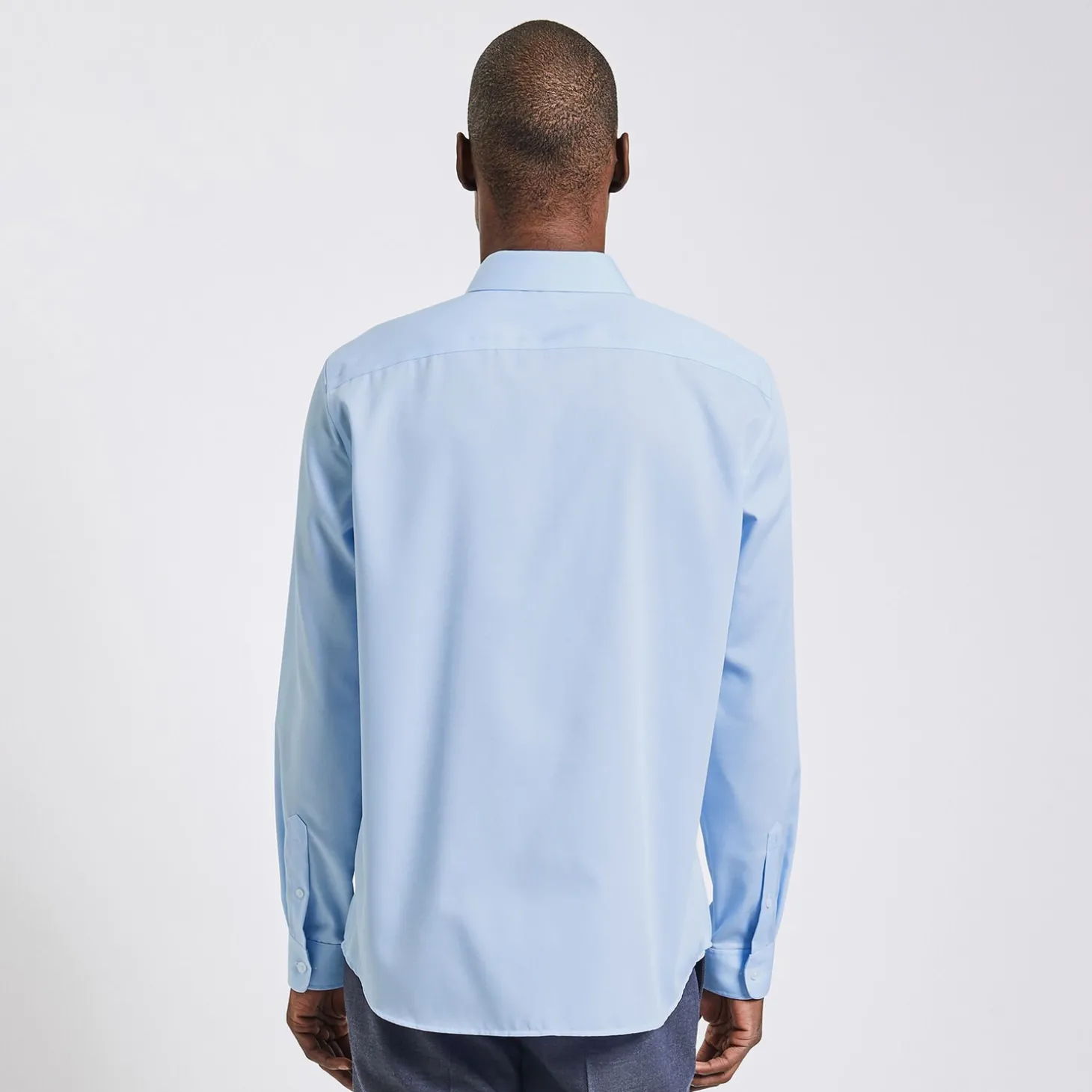 Cheap Strijkvrij regular effen hemd in katoen Makkelijk Te Strijken Hemd|Formele Overhemden