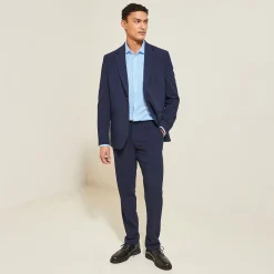 Best Strijkvrij regular effen hemd in katoen Makkelijk Te Strijken Hemd|Formele Overhemden