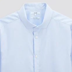 Best Strijkvrij regular effen hemd in katoen Makkelijk Te Strijken Hemd|Formele Overhemden