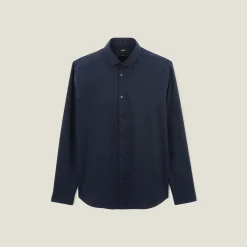 Online Strijkvrij slim effen hemd in katoen Formele Overhemden|Makkelijk Te Strijken Hemd