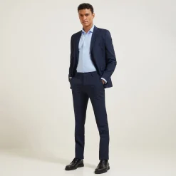 Best Sale Strijkvrij slim effen hemd in katoen Makkelijk Te Strijken Hemd|Formele Overhemden