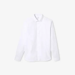 Shop Strijkvrij slim effen hemd in katoen Makkelijk Te Strijken Hemd|Formele Overhemden