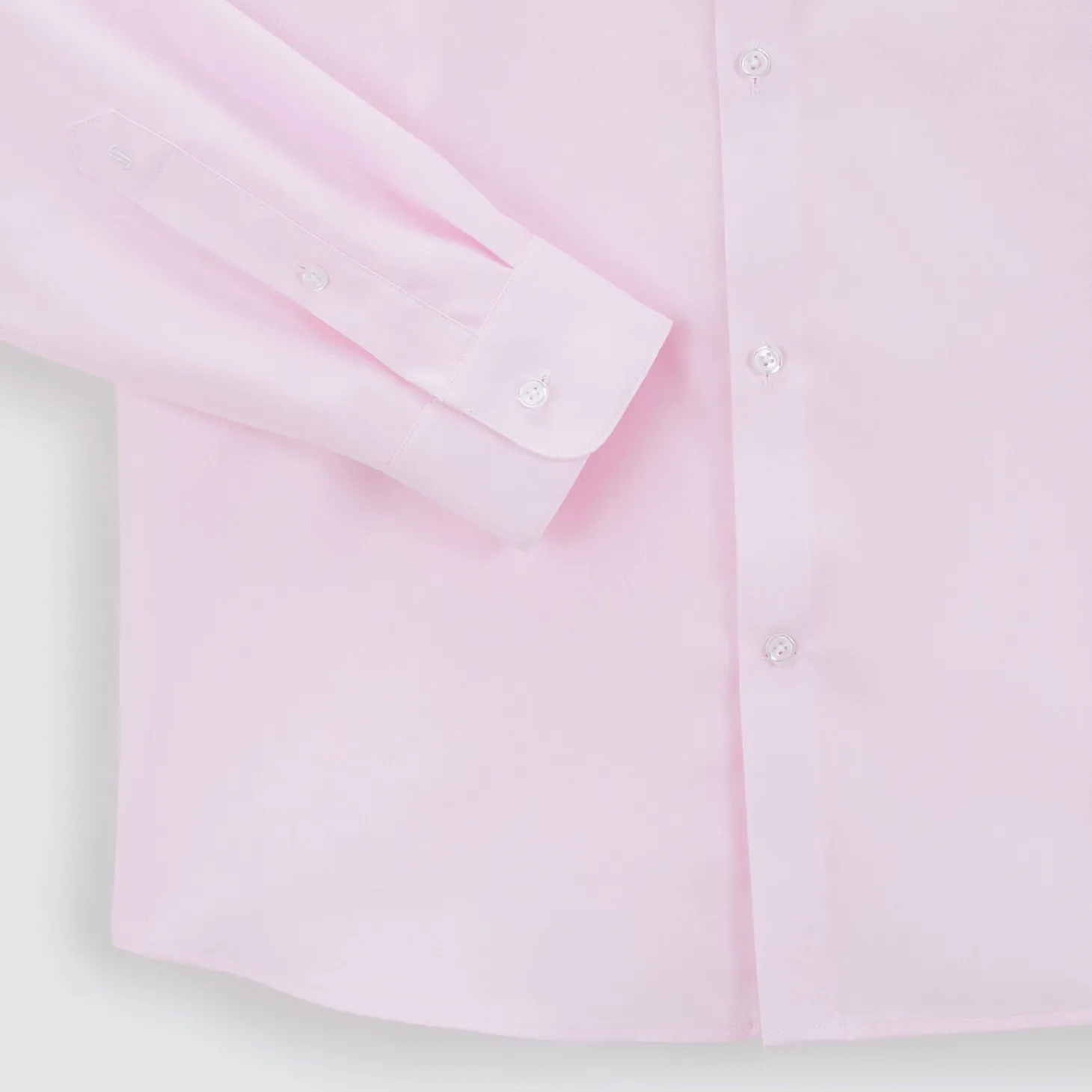 Store Strijkvrij slim effen hemd in katoen Makkelijk Te Strijken Hemd|Formele Overhemden