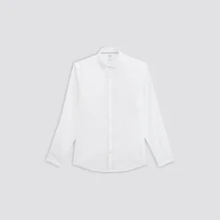 Cheap Strijkvrij slim effen hemd in katoen Makkelijk Te Strijken Hemd|Formele Overhemden