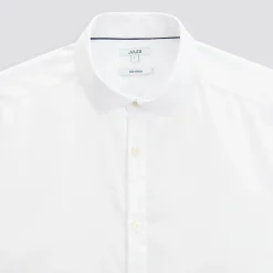 Cheap Strijkvrij slim effen hemd in katoen Makkelijk Te Strijken Hemd|Formele Overhemden