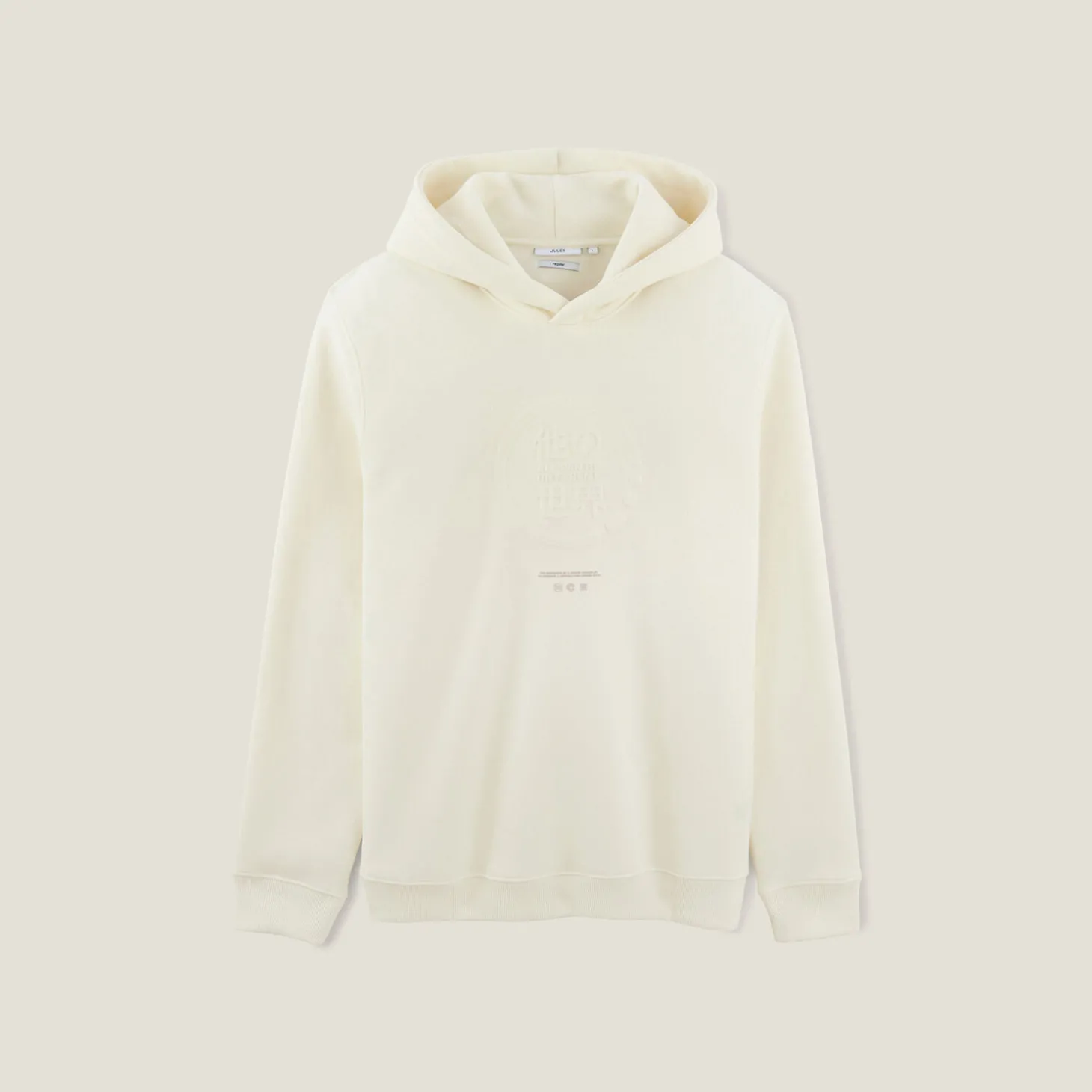 Outlet Sweater met kap en reliëfanimatie Sweater